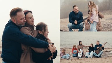 Juozas Butnorius su vaikais įrašė jautrią dainą: akys buvo pilnos ašarų