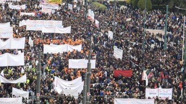 Prasidėjo vienas iš didžiausių protestų Graikijos istorijoje